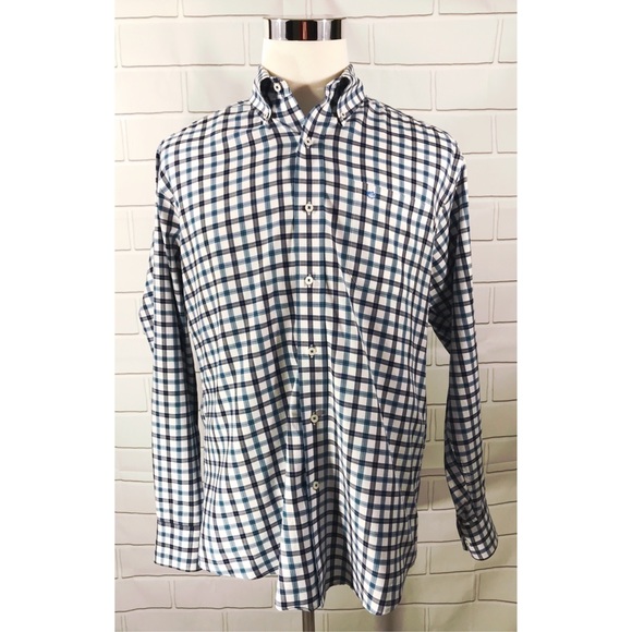 Southern Tide Classic Fit Plaid Oxford Shirt - Picture 2 of 8